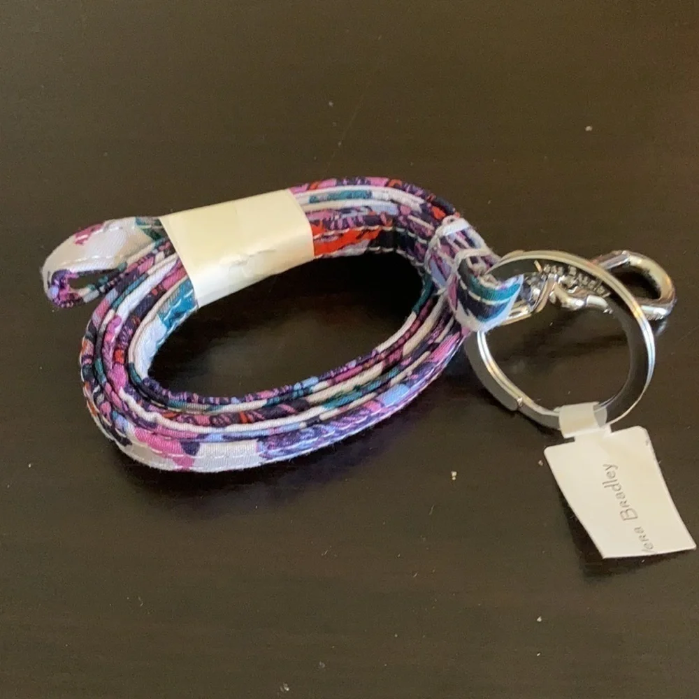 Vera Bradley Petit Neon Blooms Lanyard New